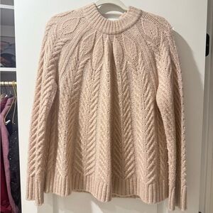 Tuckernuck Textured Knit Sweater in Cream